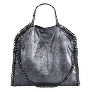 Stella McCartney Falabella Metallic Blue Bag